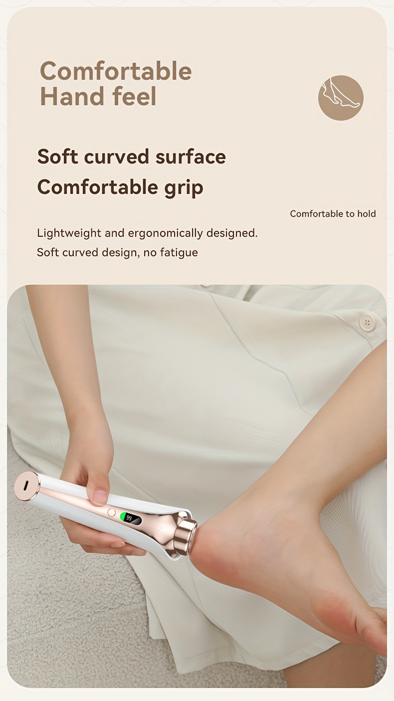 Electric Foot Callus Remover Rechargeable Feet Scrubber Dead - Temu