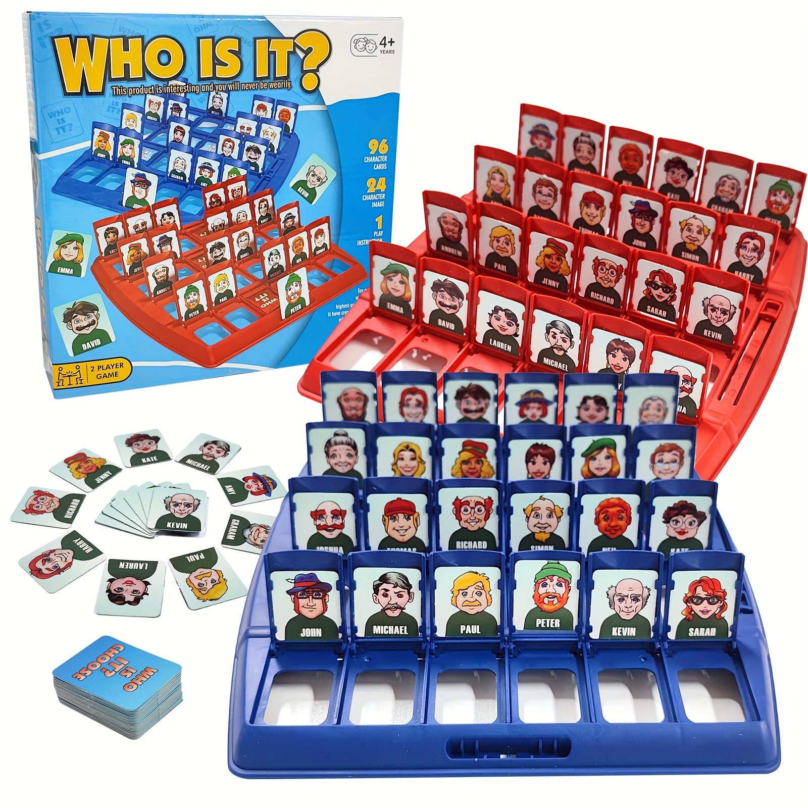Who I Am Board Game Desktop Educational Toys 2 Player Board Games Guessing  Games For Families Early Education Educational Toys Halloween/thanksgiving  Day/christmas Gift - Temu