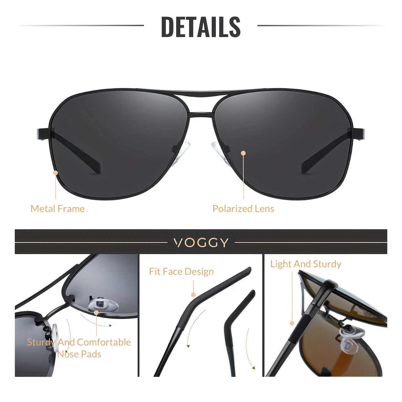 NEW Polarized Men Sunglasses Driving Pilot Fishing Eyewear Shades