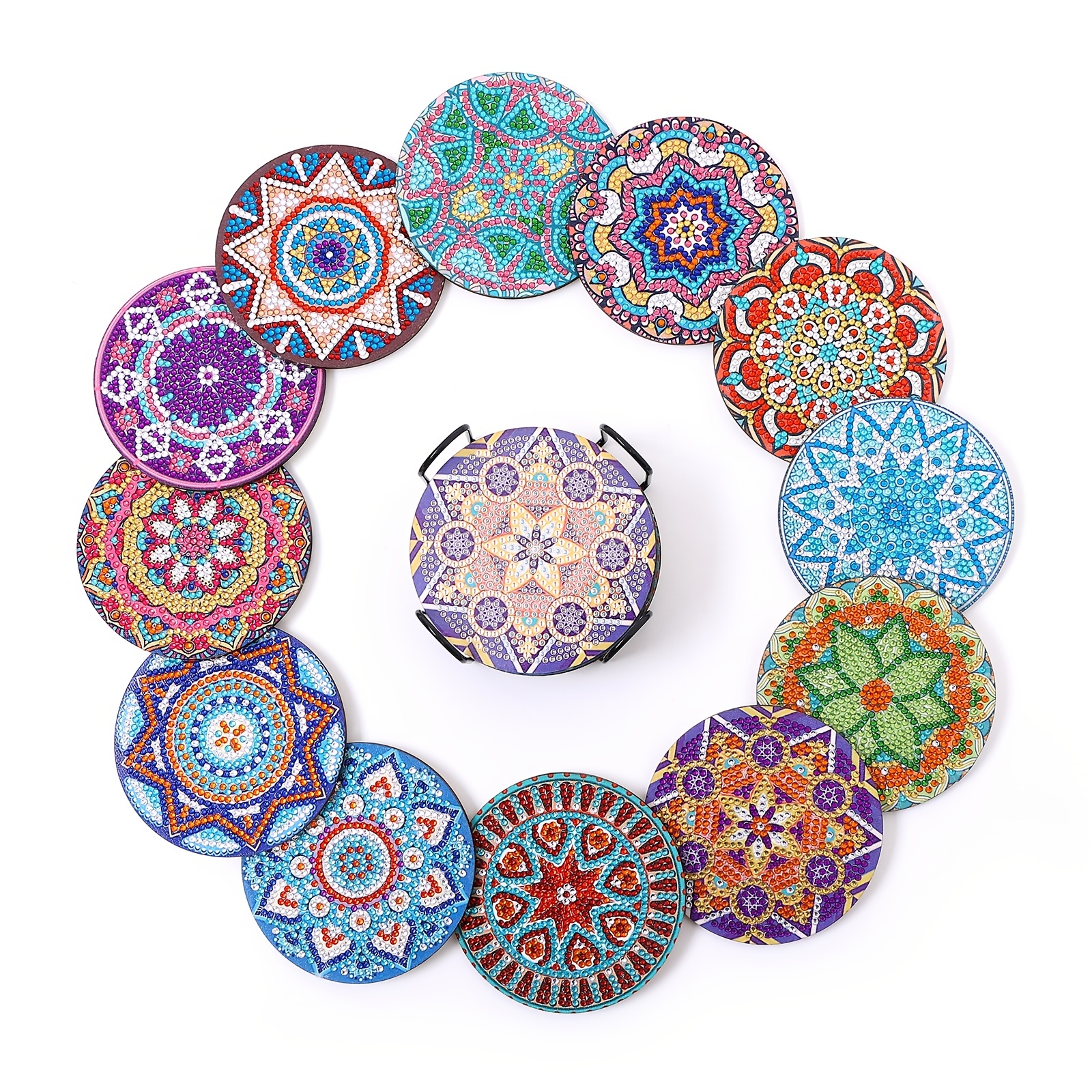  TENDER EPOCH 6 Pcs Diamond Painting Coasters Kit, Mandala  Diamond Art Coasters with Holders Diamond Dot Art Coasters : Arts, Crafts &  Sewing