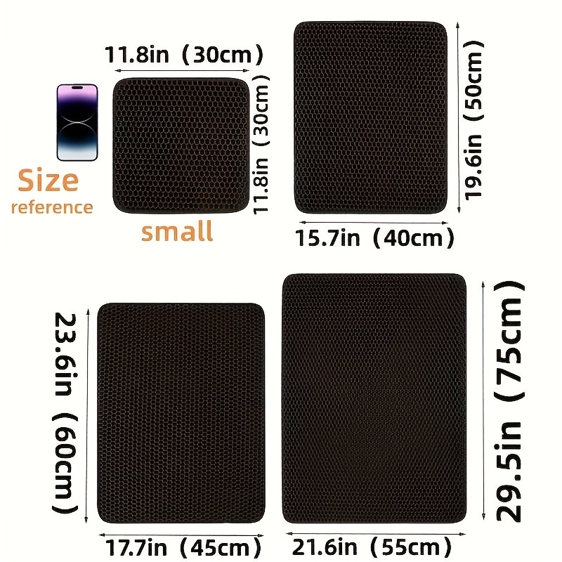Waterproof Cat Litter Mat, Double Layer Cat Toilet Mat For Litter Box  Cleaning, Urine Proof Non-slip Cat Litter Trapping Mat Pet Bed Mat For Dogs  And Cats Pet Supplies - Temu