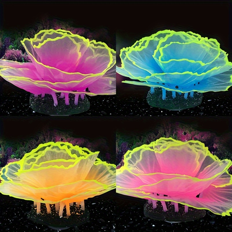 1pc Aquarium Cora Ornament, Simulated Coral Fish Tank Underwater Decor,  Artificial Coral Decorations