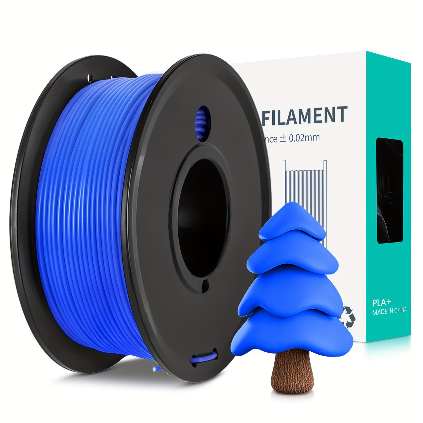 SUNLU PLA Plus 3D Printer Filament 1.75mm 1KG Accuracy +/- 0.02mm PLA+  White