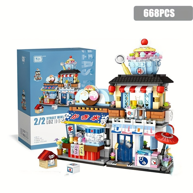 Blocs de construction japonais Street View mini jouets de - Temu