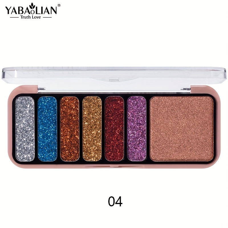 Glitter Eyeshadow Palette High Pigmented Long Lasting Eyeshadow Powder