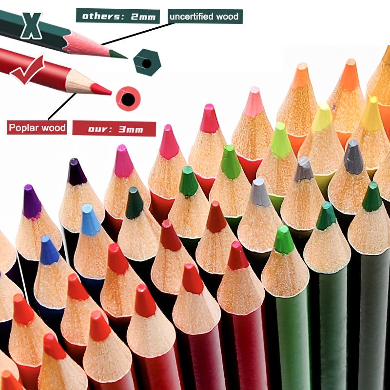 48/72/120/150/180 Professional Oil Color Pencil Set Watercolor