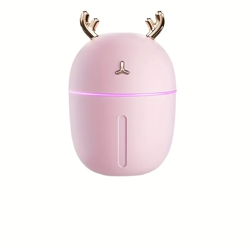 1pc cute pet usb air humidifier cute aroma diffuser with night light cold mist for bedroom home car plants purifier humifier room freshener moisturizing instrument for home use classroom school office travel  beach vacation  details 9