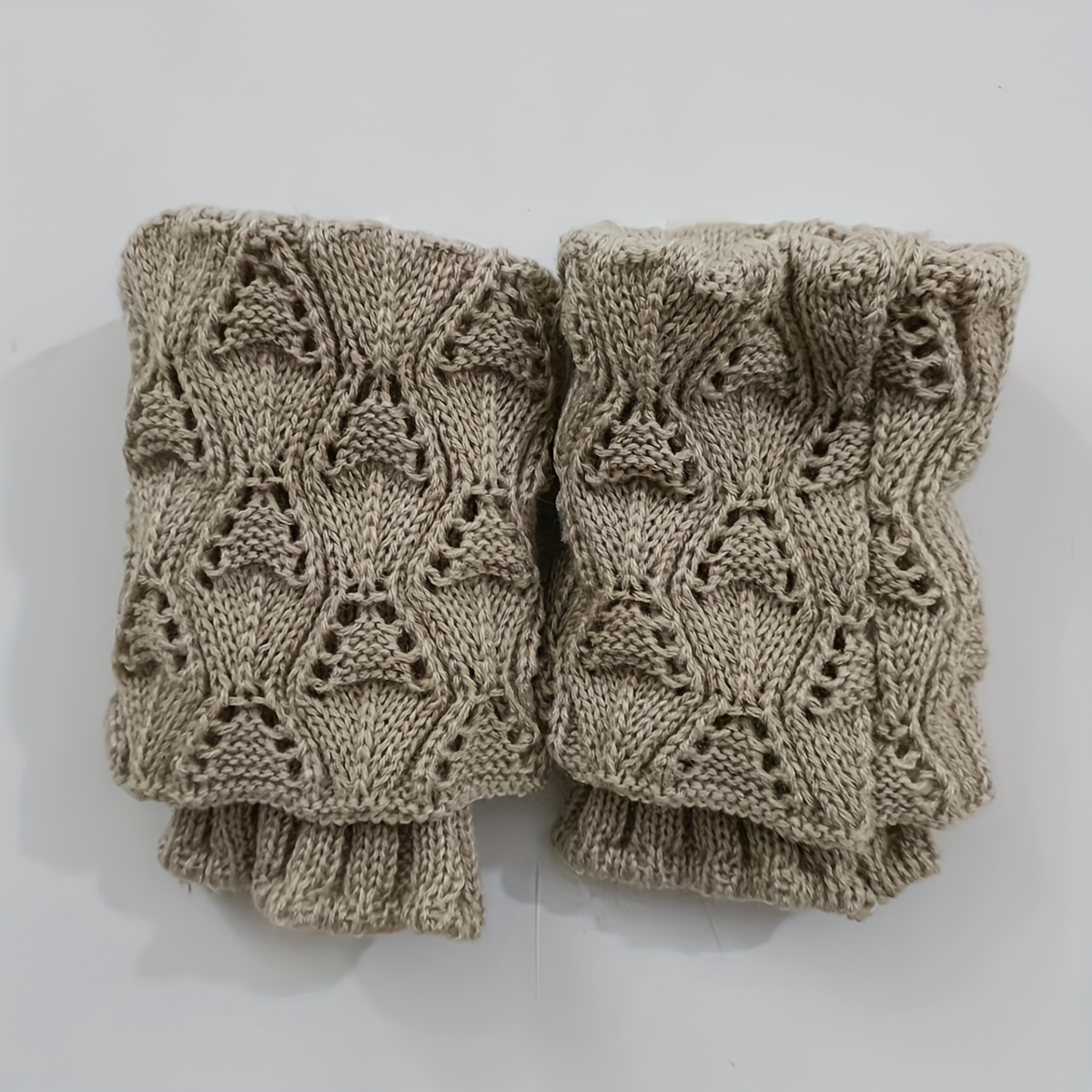 women's short boot cuffs winter warm crochet knitted ankle Temu