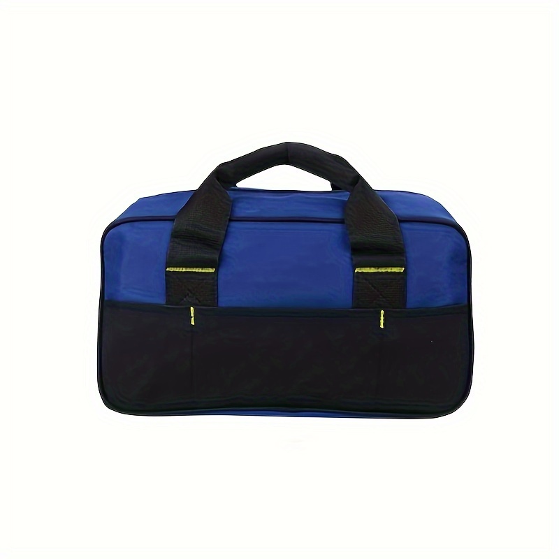 1pc sacs à outils pour hommes Portable large bouche sac à outils pochette  de rangement fourre-tout avec fermeture éclair, 15in, bleu - Temu France