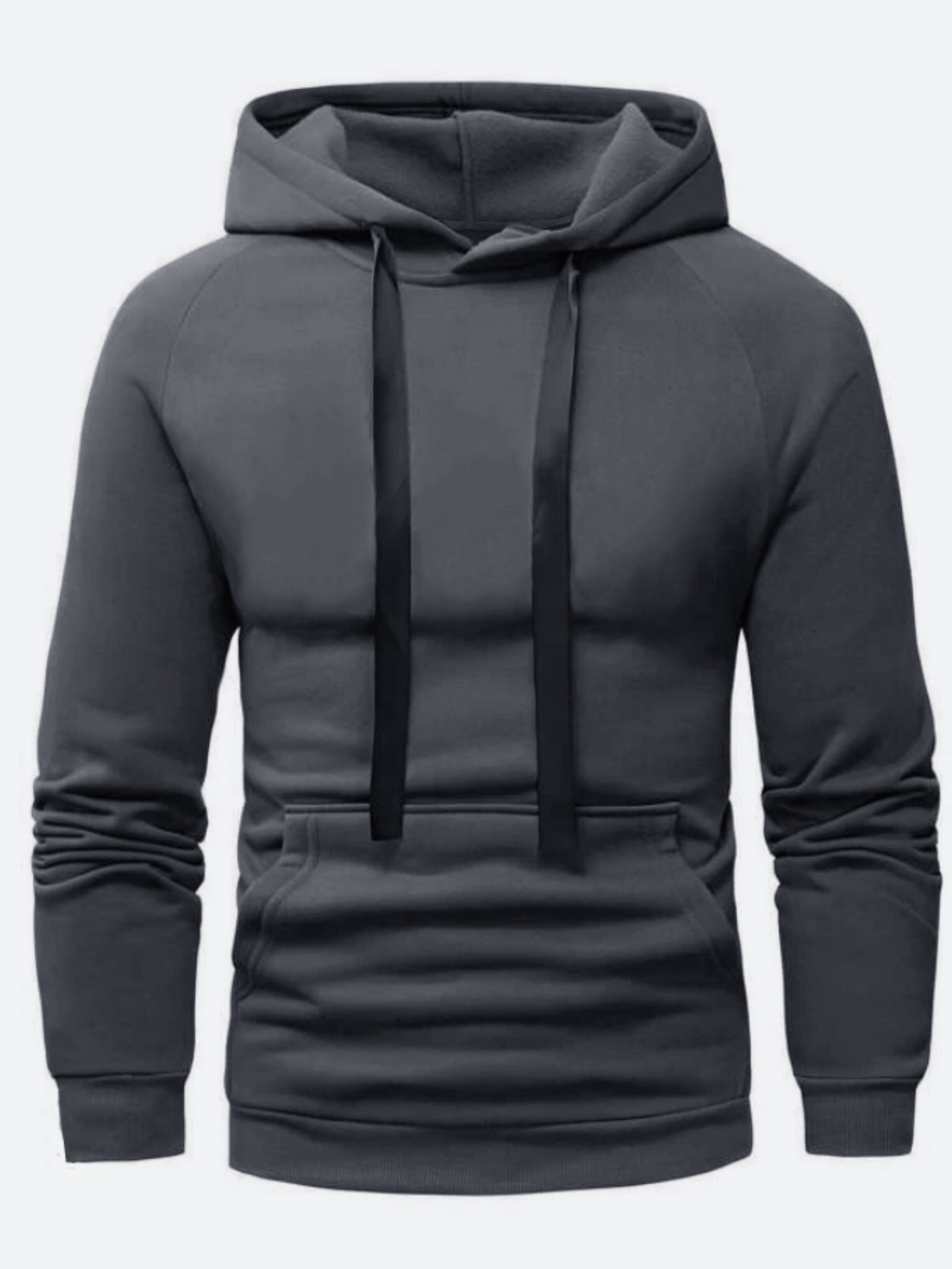 Sudadera para Hombre, Chaqueta Gris Clásica