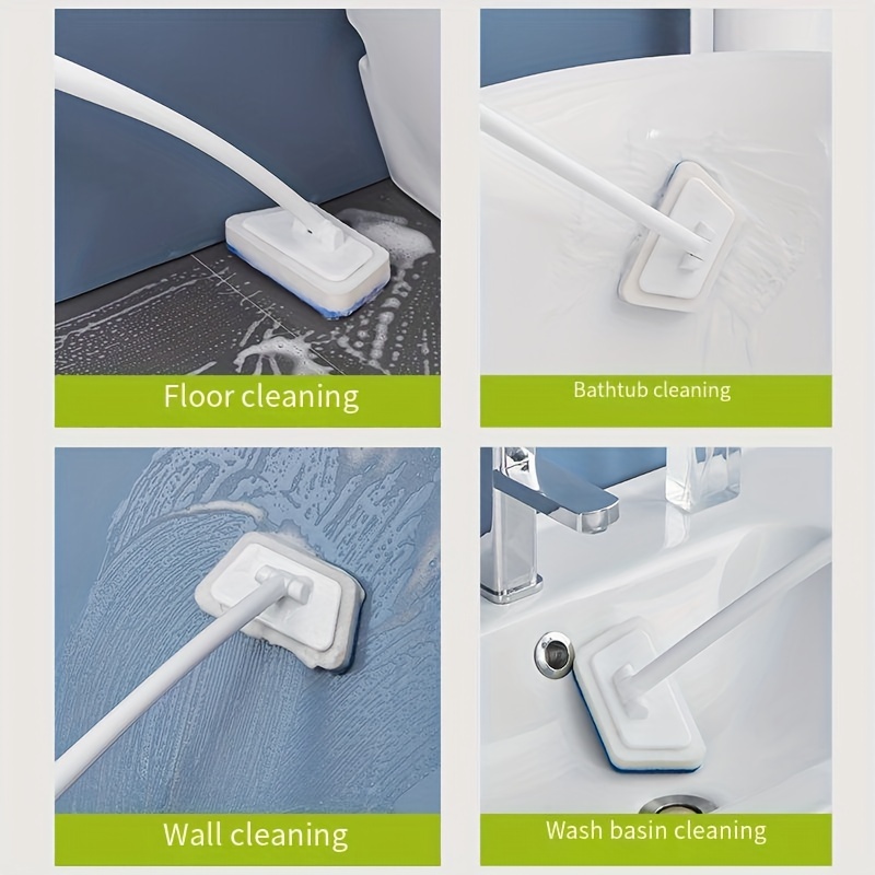 Sponge Brush Set for Bathroom Kitchen Tile Cleaning