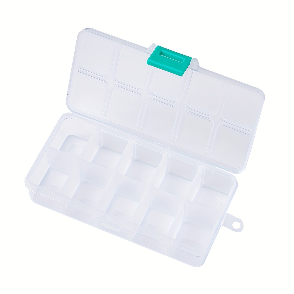 Rectangular Plastic Boxes Adjustable Dividers Practical - Temu Austria