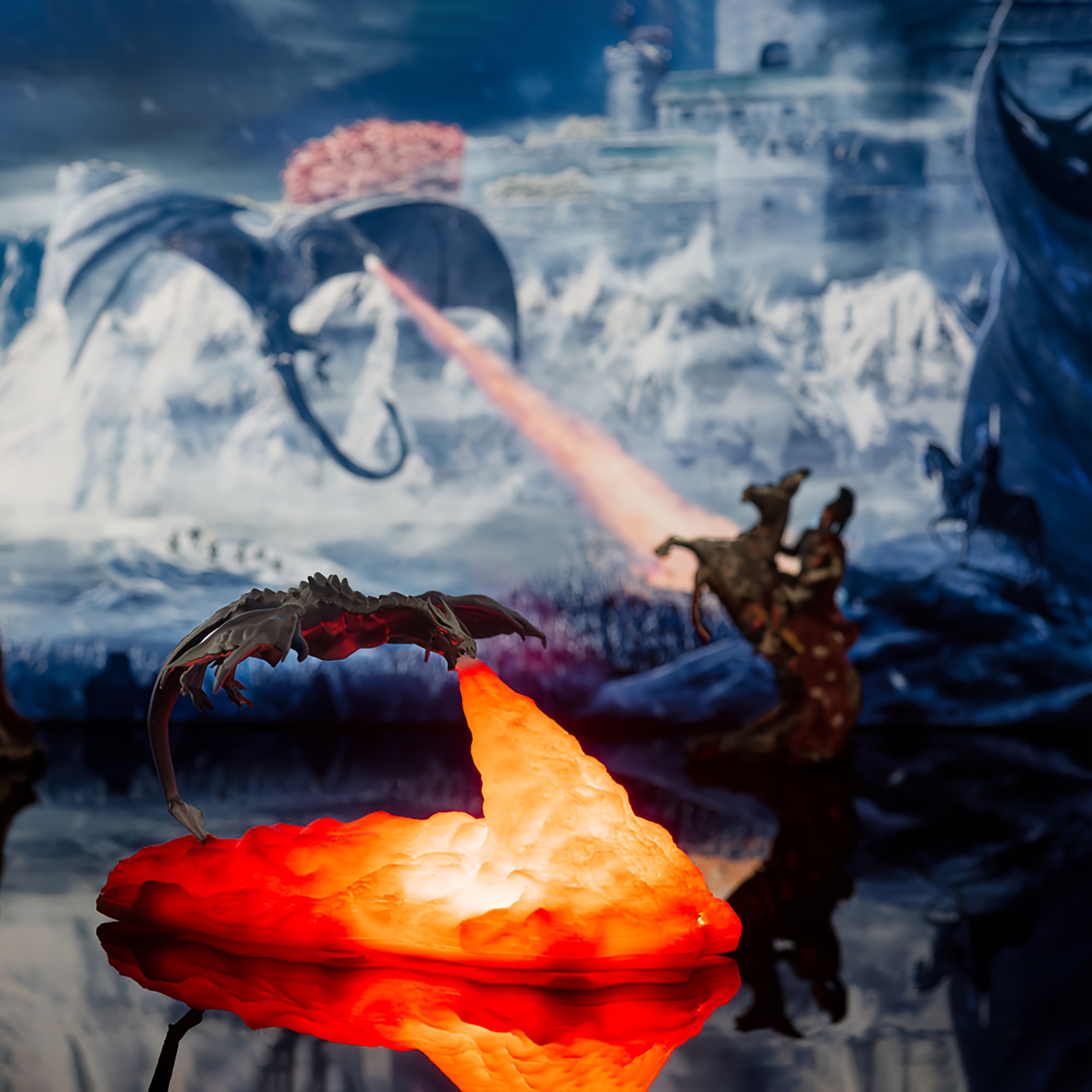 FYBTO 3D Lampe Dragon Lampe de Nuit Lampe Illusion 3D pour Enfants, 16  Couleurs Changeant avec Télécommande, Décoration de Chambre d'Enfant comme  Cadeaux d'Anniversaire de Noël pour les Garçons Filles