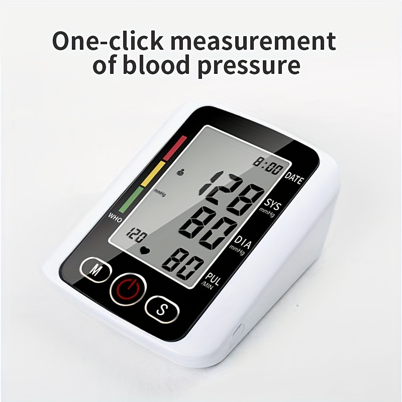 Monitor de Presion Arterial Para Brazo Maquina Para Medir Tension  Automatica LCD