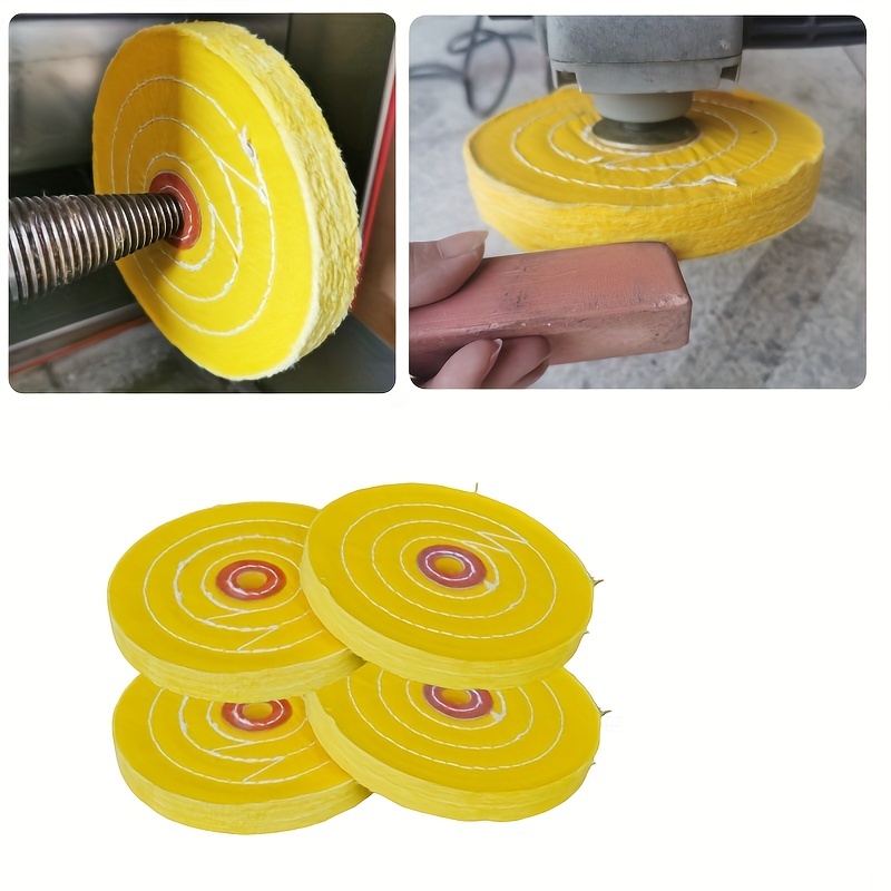 Metal Jewelry Yellow Cloth Polishing Wheel - Temu