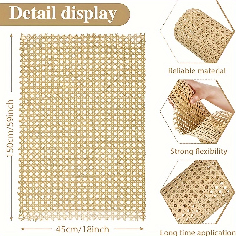 Plastic Anti Vine Sectioning Material Rattan Cane Webbing - Temu