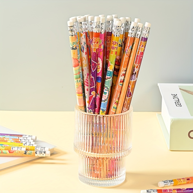 48 ​​pcs Birthday Party Pencils For Kids Fun Pencils Cute - Temu
