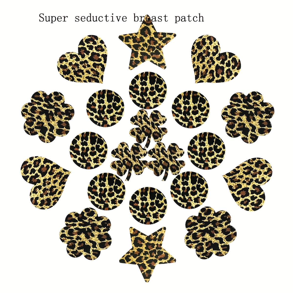 Leopard Print Nipple Covers Invisible Self adhesive Anti - Temu