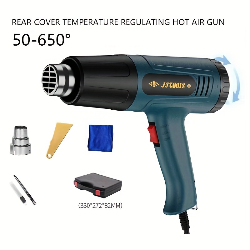 300W Mini Heat Gun Electric Hot Air Gun Kit Hot Wind Blower DIY Embossing  Tools