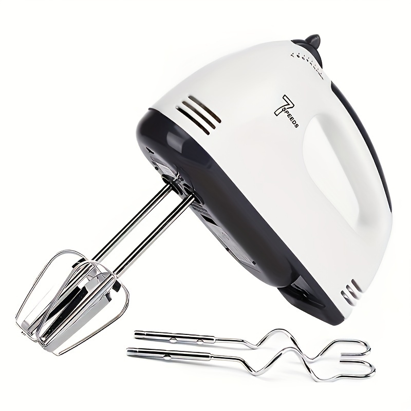 Hand mixer electric egg beater 300w powerful 5 speed for cake baking 6  sticks with holder for kitchen