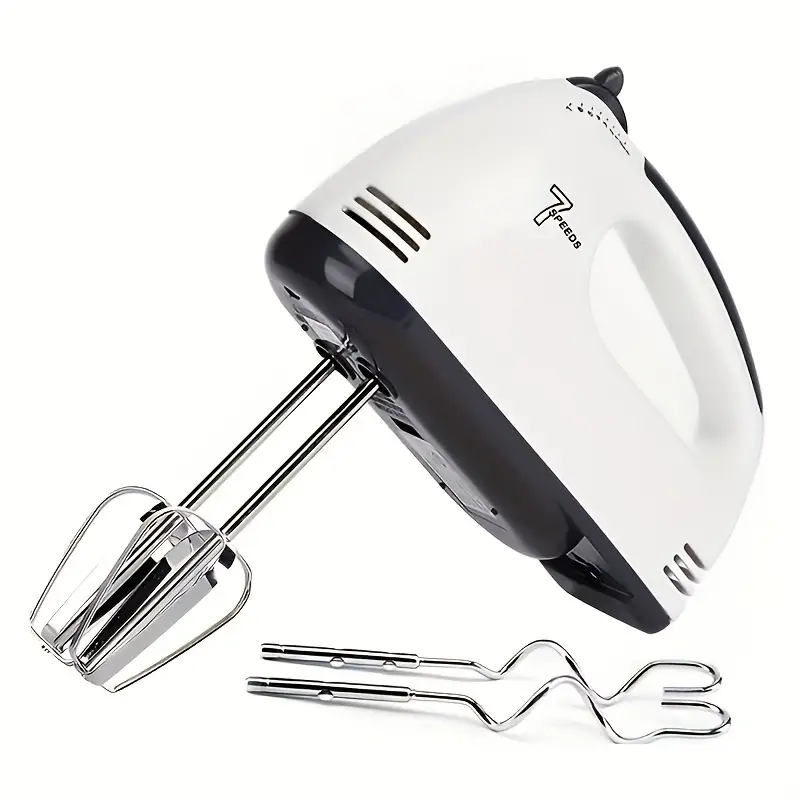 1pc electric hand mixer 7 speed hand held egg beater whisk breaker electric mixer home appliances stirrer electric food mixers kitchen bowl aid whisk mixing details 1