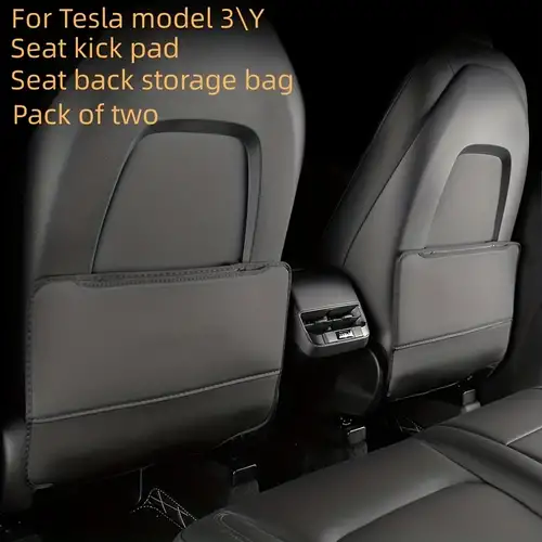 Cuscino bracciolo premium per Tesla Model 3 Model Y nero pelle PU