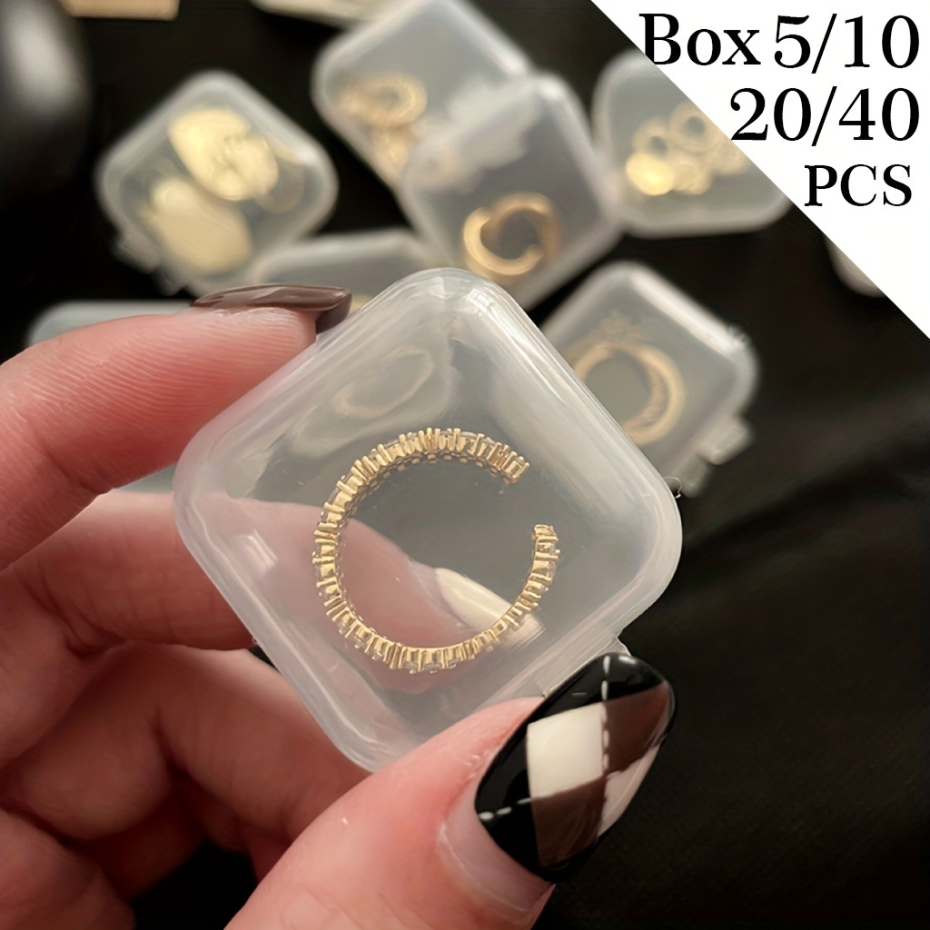 Transparent Plastic Storage Box Jewelry Storage Organizer - Temu