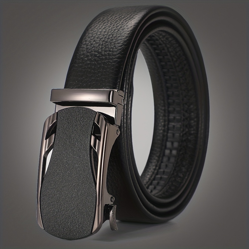 Plus Size Unisex Leather Belts Geometric Hollow Rectangular - Temu