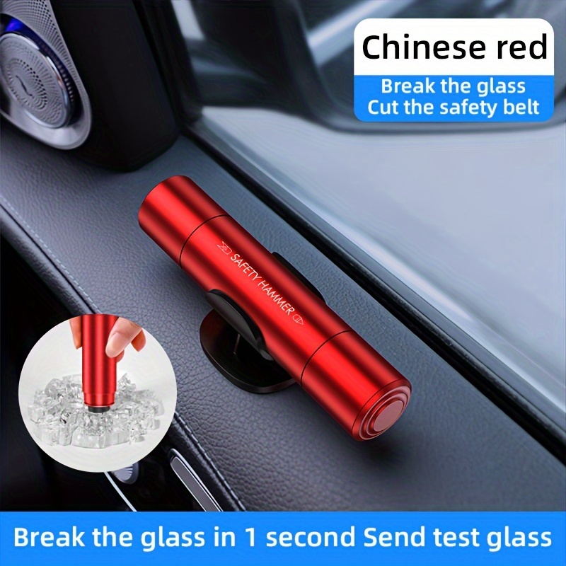 1 Car Emergency Safety Escape Hammer Seatbelt Cutter Glass - Temu