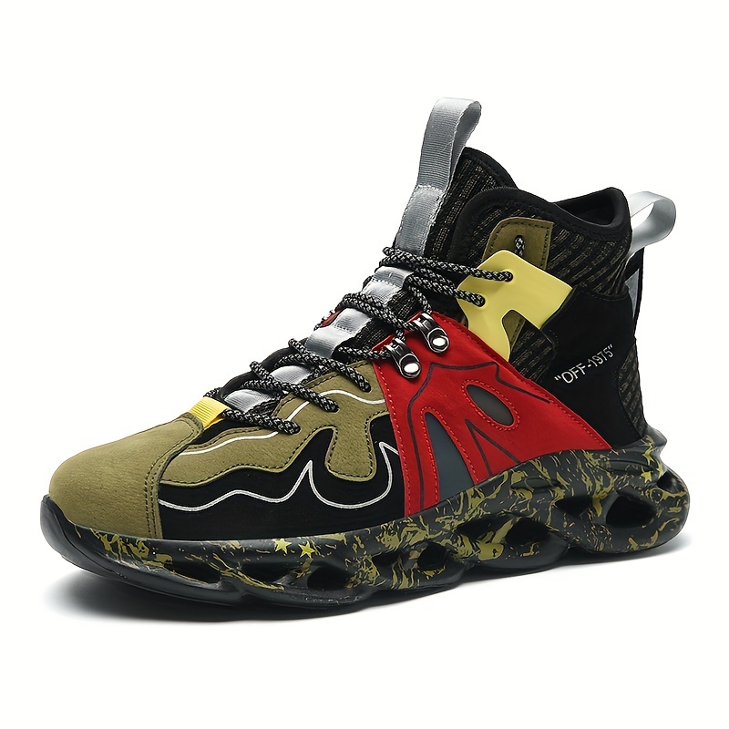 Chaussures De Basketball Homme - Baskets Antidérapantes, Semelle Caoutchouc, Respirantes - Pour Sport, Running, Casual - 10