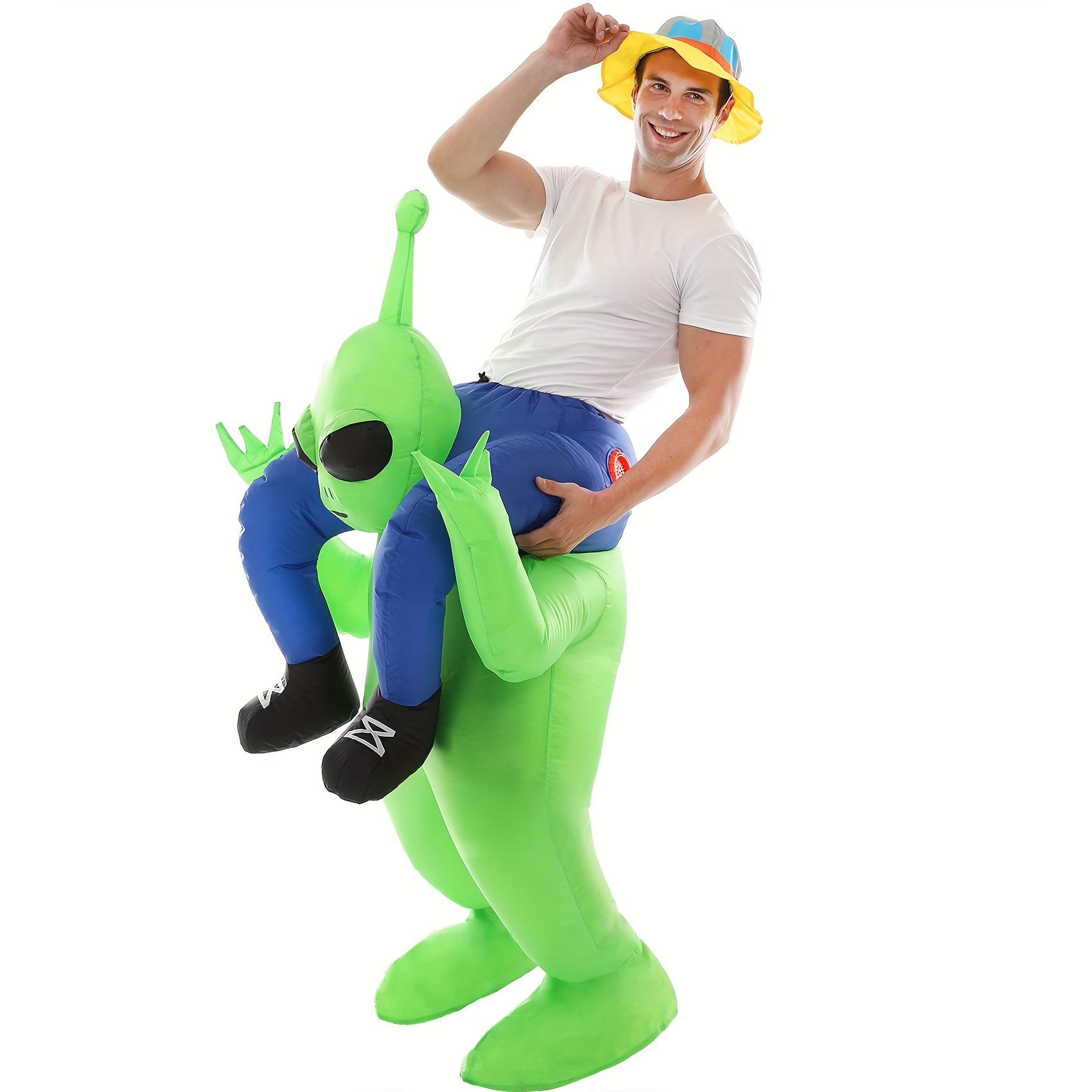Alien Inflatable Costume Funny Ride Blow Cosplay Costumes - Temu