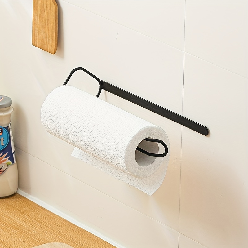 White Kitchen Roll Holder Paper Towel Holder For Kitchen - Temu