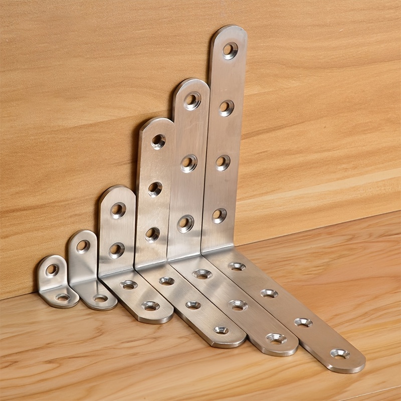 Paquete de 2 soportes para estantes, soporte flotante de metal resistente,  soporte decorativo de hierro rústico en L, soportes en J para pared, para