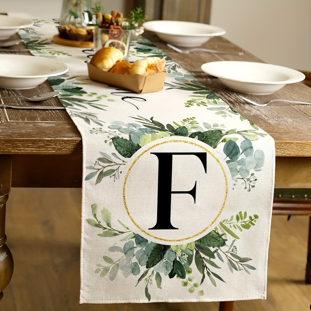 Monogram table shop runner