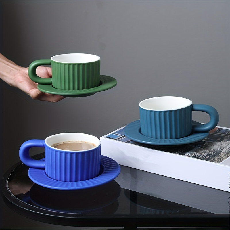 sagaform Coffee & More - Set of 4 Espresso Cups - Grey, 1 Set