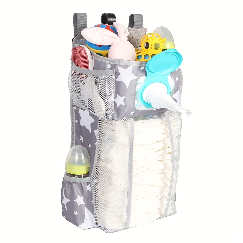 Baby Bedside Hanging Bag Diaper Clothes Organizer Storage Bag