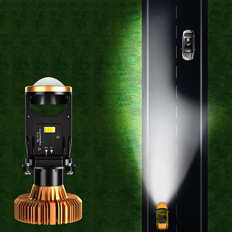AILEO H4 LED Canbus Mini lenti per proiettore 100W 6500K luce