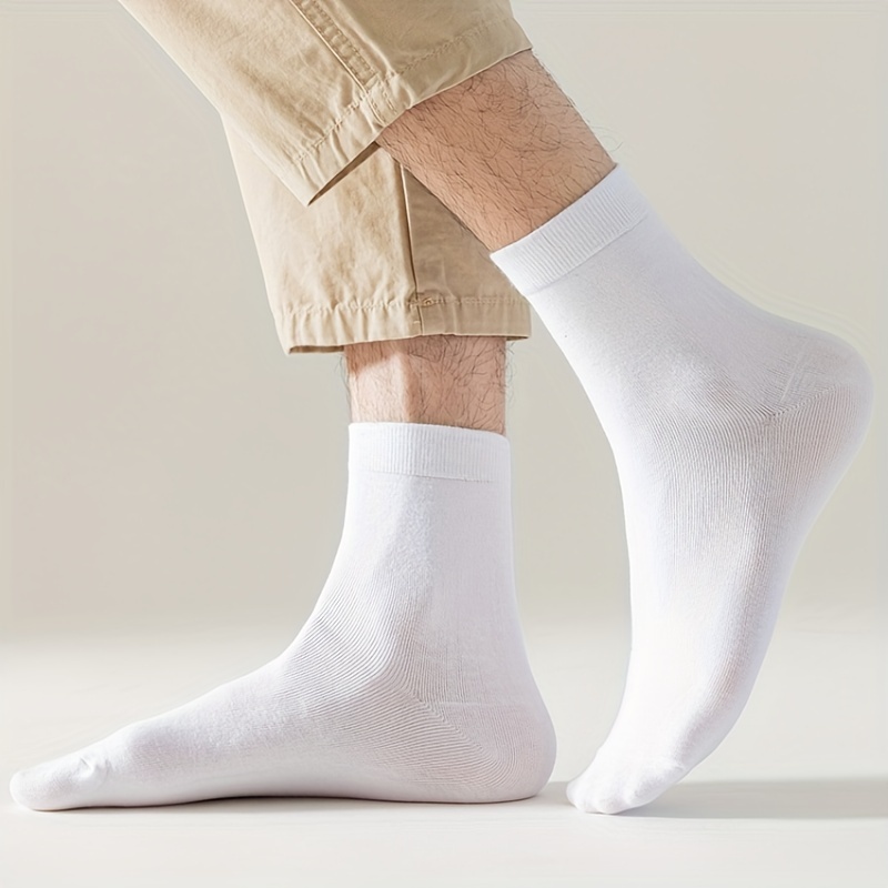 Calcetines Deportivos Sólidos De Cinco Dedos Para Hombre, Calcetines  Transpirables Que Absorben El Sudor, Cómodos, Suaves, Informales, De Estilo  Sencillo, Para Todas Las Estaciones - Temu Chile