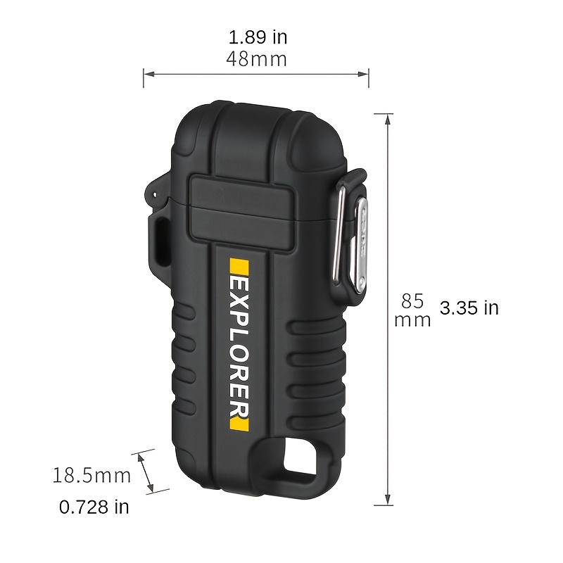 1pza Encendedor Electrónico Cargador Usb, Sin Llama Prueba Viento,  Interruptor Seguridad Hogar, Cocina, Barbacoa Estufas Campamento, Ahorra  Dinero En Temu