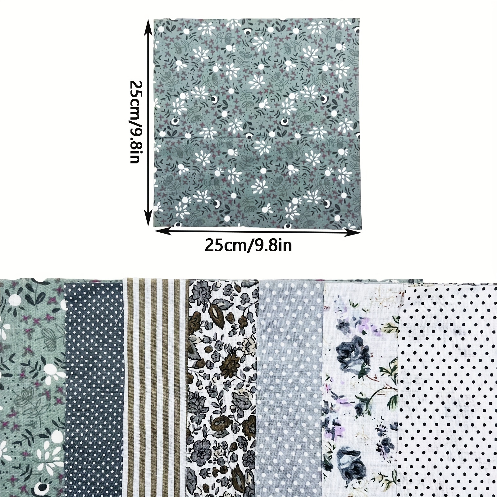 Cotton Fabric Bundle Squares Quilting Pre cut Fabric Squares - Temu