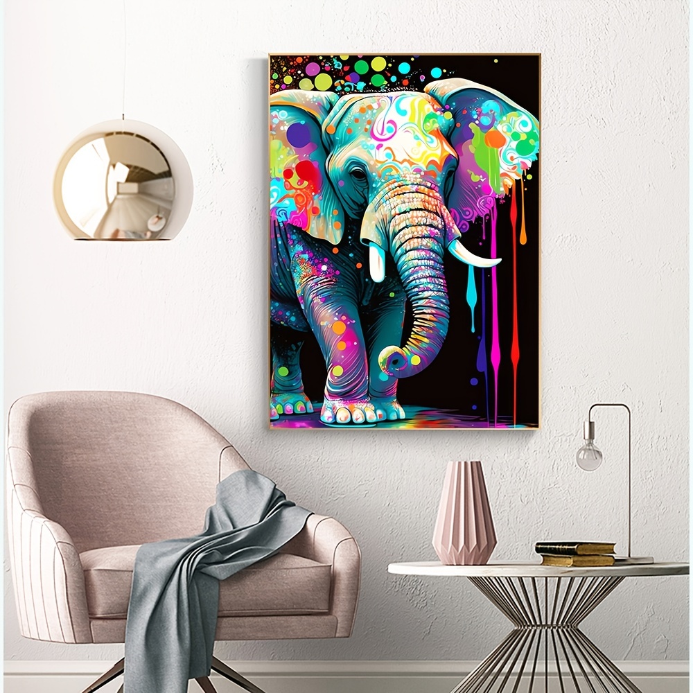 Giant Elephant Painting, 5D Diamond Painting Kits