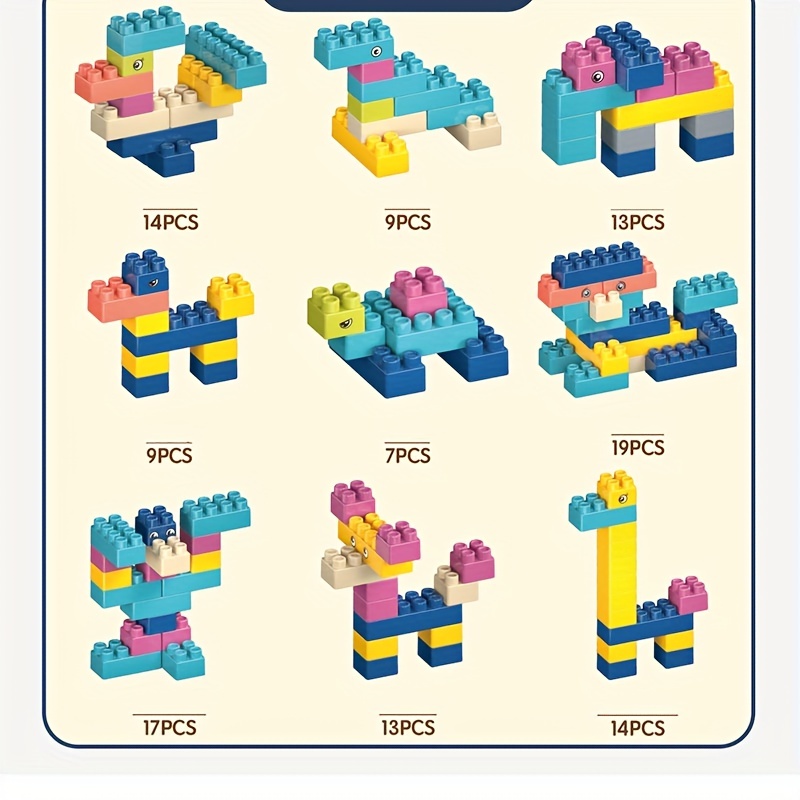 子供用大粒子ビルディングブロック組み立て知育玩具ギフトセット