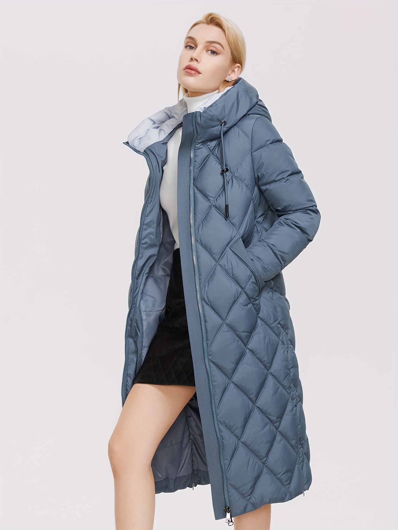 Long padded lightweight online coat