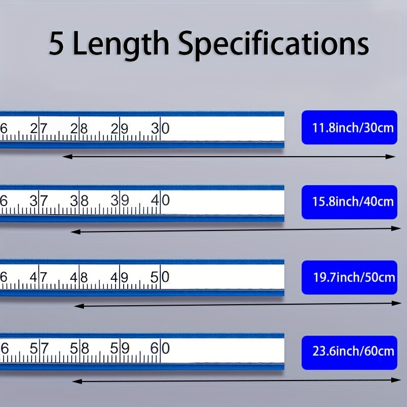 A flexible millimeter ruler to measure, on curve, distance between