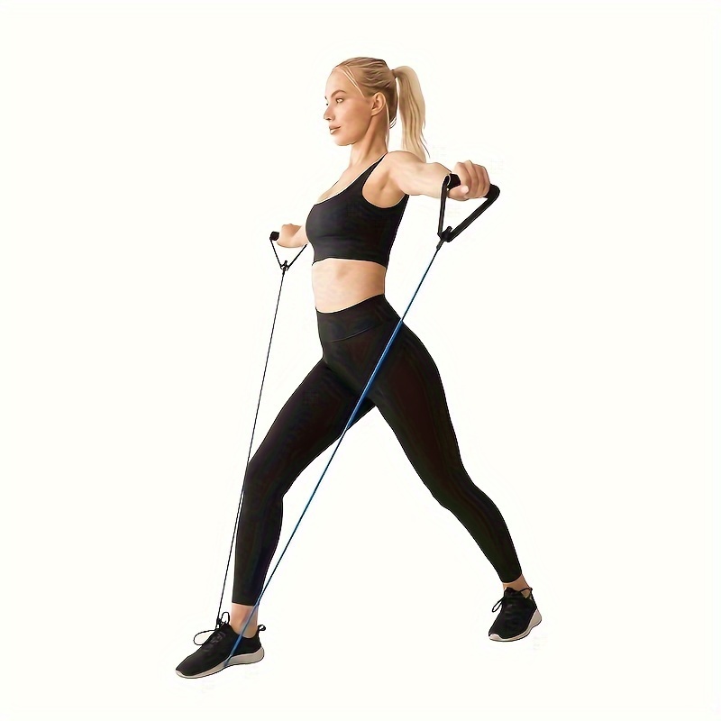 5 Levels Yoga Resistance Bands Handles Fitness Stretching - Temu