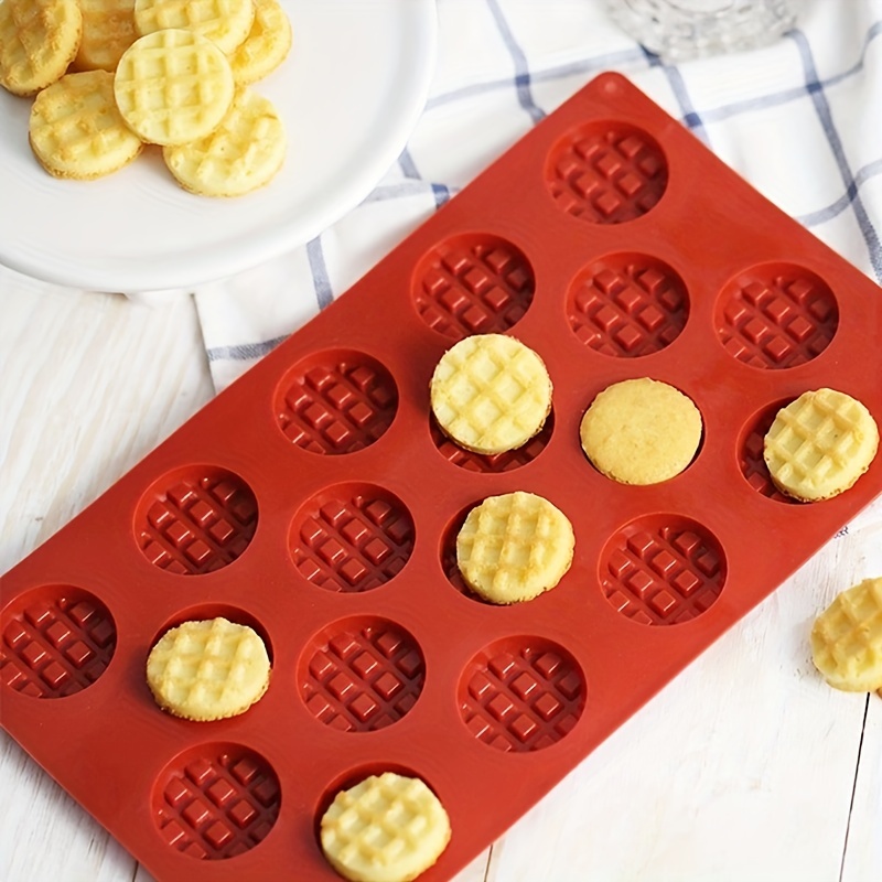 Cookie Mold- Molds Silicone Shapes Waffle For Baking Chocolate