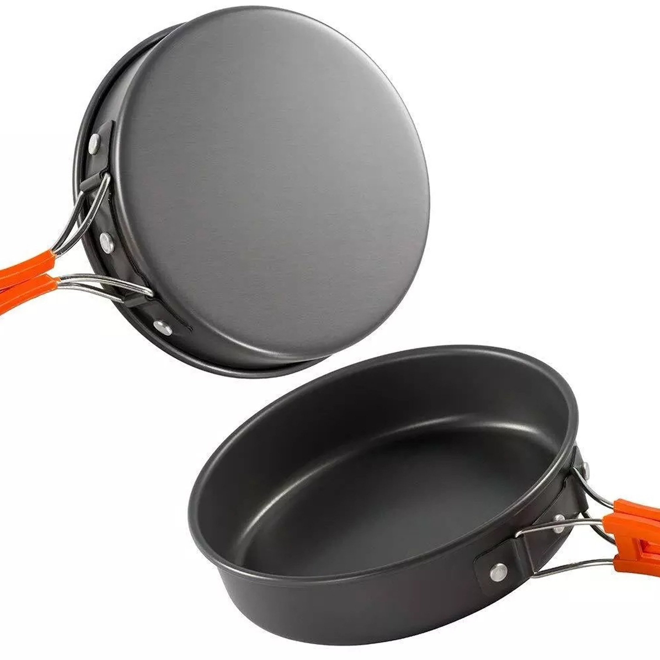 Titanium Fry Pan With Folding Handle Portable Outdoor - Temu