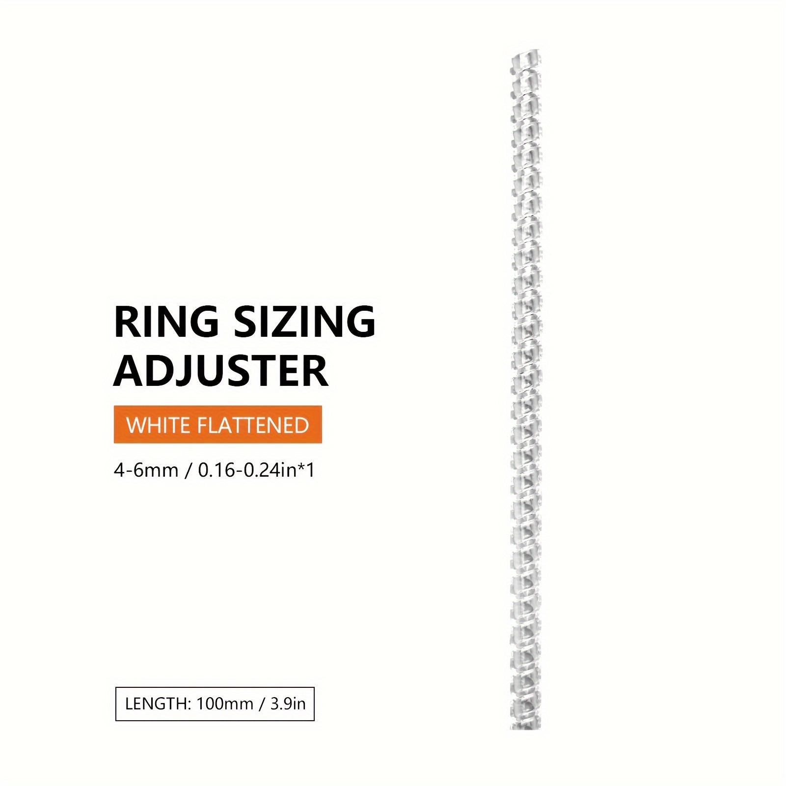 4pcs 4 Sizes Ring Size Adjuster For Loose Rings Jewelry Sizer