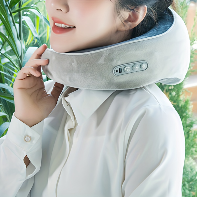 Electric Neck Massager U shaped Massage Pillow - Temu