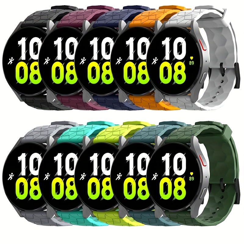 For Samsung Galaxy Watch 4 Classic 46mm 20mm Football Pattern Two